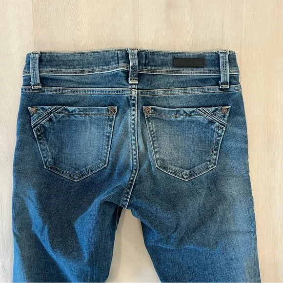 Buckle Black Candiani Denim Fit No. 53 Mid Rise Skinny Size 25 Made in Italy - Picture 9 of 13